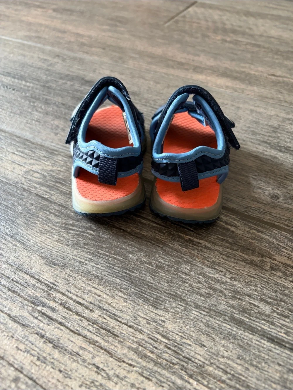 Carter's Navy and Light Blue Shark Toddler Sandals